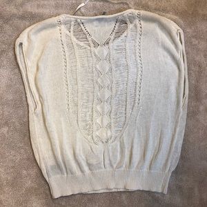 Sparckle & Fade Hollow Out Sweater Tank